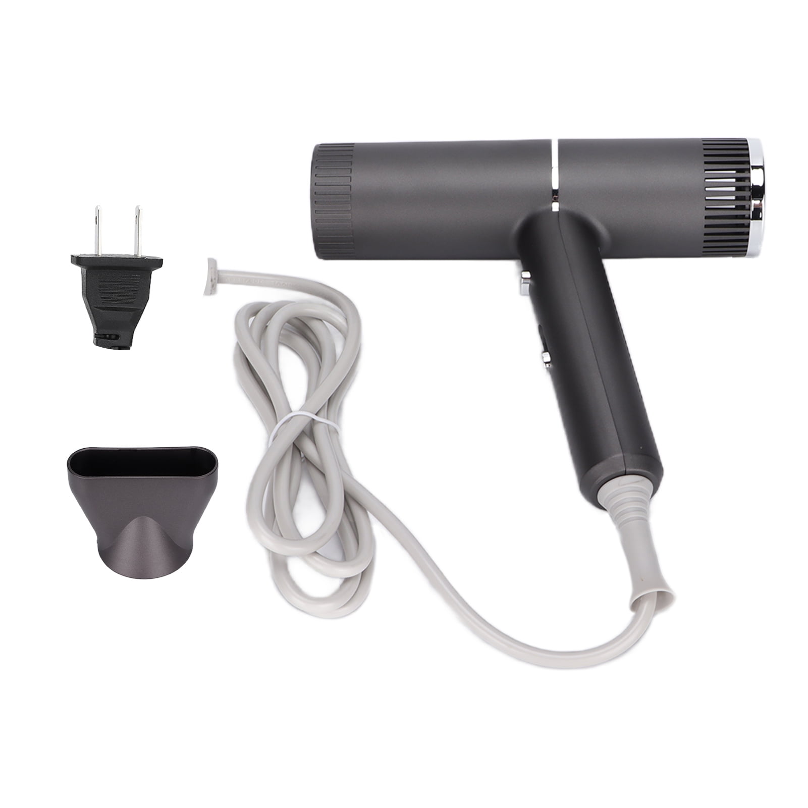 Tebru Professional Electric Hair Dryer Gray Portable Overheat