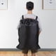 thumbnail image 2 of Mochila de poliéster resistente al agua, bolsa de lavandería, bolsa grande para guardar ropa, para viajes y acampadas, color negro, 2 of 5