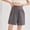 Gray, variant on High Waist Wide Band Athletic Shorts, Stretch Breathable Shorts for Running and Gym Black XXXXXL