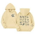 thumbnail image 7 of Goindgs Hoodie Kids Girls' Sweaters Sweatshirt Soft Pullover Ocean Themed Duplex Printed with Hood for School Outdoor Shirt Preppy Tween Girl Cute Beige-3-4 T, 7 of 7