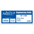 thumbnail image 3 of Alliance Wide Format Paper 30" x 500' Green Bond Engineering 20lb | 92 Bright | 2 Rolls | 3" Core, 3 of 8