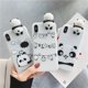 thumbnail image 4 of Funda para teléfono con diseño de panda de dibujos animados 3D para iPhone 11pro max, parte trasera suave, color caramelo, diseño de oso lindo, funda delgada y flexible, parachoques de goma de gel para niñas, lindo panda JM, 4 of 4
