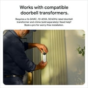 Google Nest Doorbell (Wired, 3rd Gen) - Snow