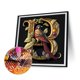 thumbnail image 2 of Cuadros Decorativos 5D bricolaje taladro redondo completo diamante pintura flor pájaro letra B Kit decoración del hogar Wdftyju de costura negro 4 estilos, 2 of 8