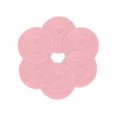 thumbnail image 7 of 15 Inch Round Placemats Set of 6, Christmas Pink Non Slip Heat Insulation PP Table Mats, Winter Snowflakes Xmas Retro Washable Place Mats for Kitchen Dining Party Table Decor, 7 of 7