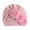Pink, variant on Baby Turban Hats Newborn Infant Toddler Hospital Hat Cotton Head Wrap