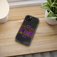 thumbnail image 5 of DistinctInk Clear Hybrid Case for Apple iPhone 15 Pro (6.1" Screen) - Best Part Of Beauty No Picture Express - Slim Profile Design, 5 of 9