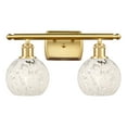thumbnail image 2 of Innovations Lighting - White Mouchette - 2 Light Bath Vanity In Modern Style-9, 2 of 7