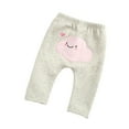 thumbnail image 4 of Odeerbi Girls Leggings Newborn Children Kids Baby Cartoon Clouds Keep Warm Trousers Pants Gray, 4 of 4