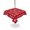 Red, variant on Outdoor Tablecloth with Umbrella Hole for Patio/Picnic/Party/Camping, Blue Plaid Waterproof Table Cloth Rectangle Table Cover Washable, Modern Simple Watercolor Buffalo Lattice (60"x 120")