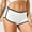 White, variant on JUSLIO Ladies Underwear Cotton Trunks Breathable Soft Comfortable Sports Panties L