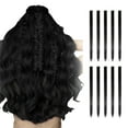 thumbnail image 1 of Colored Hair Extensions, Multi-Colors Party Highlights Clip In Synthetic Hair, Catch The Hair, 1 of 2