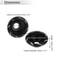 thumbnail image 4 of Protector de guardabarros de aleación de aluminio de 12mm para slider de marco de motocicleta, protección contra choques, 55mm, 23mm, negro, 2 Pcs, 4 of 7