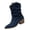 Blue, variant on Casual Ankle Boots,Fashion Boots for Women - Versatile Casual Dress Boots with Suede-Look Upper, Pointed Toe and Pull On Fashion Booties, Slouchy Shaft Everyday Boots, Casual Footwear for Fall Winter