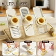 thumbnail image 3 of Mini Garlic Grinder | 3 in 1 Ginger Garlic Grater with Container, Functional Mandoline Slicer & Veggie Shredder with Hand Guard, 3 of 7