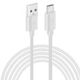 thumbnail image 1 of Uxcell 26.2Ft USB Type C Charging Cable, USB to USB C Charging Cable, White, 1 of 6