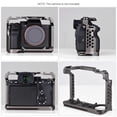 thumbnail image 3 of FlyFlise Aluminum Alloy Camera Cage with Dual Cold Shoe Universal 1/4 3/8inch Threaded Holes, 3 of 8