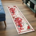 thumbnail image 3 of Valentine's Day 2'x6' Runner Rugs for Hallway Kitchen Bedside Non Slip Washable, Red Truck Love Roses Gifts Farmhouse Entryway Rug Runners with Rubber Backing, Long Carpet Runner for Laundry Room, 3 of 8
