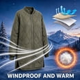 thumbnail image 5 of Women's Quilted Jacket Lightweight Zipper Fall Winter Coats Thermal Padded Puffer Jacket Loose Casual Outerwear with Pockets, 5 of 9