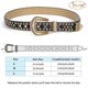 thumbnail image 3 of Western Rhinestone Belt For Men Women, Cowgirl Bling Studded Leather Belt For Jeans Dress125cm(49Inch), 3 of 5