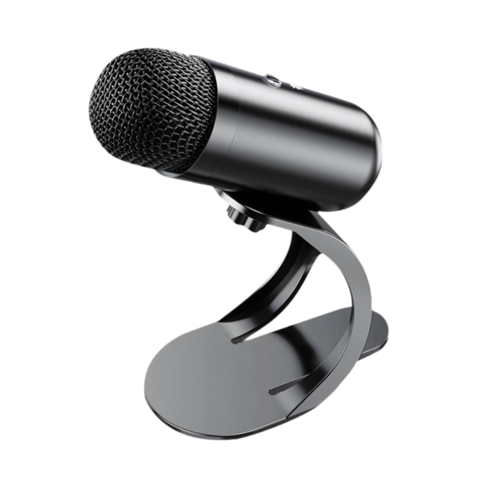 LeeQinersw Noise Cancellation USB Mic Compact USB Microphone for Phone Streaming Gaming without RBG Lights