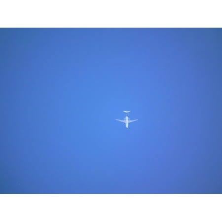 Canvas Print Sky Flight Contrail Blue Height Plane Stretched Canvas 10 x (X Plane 10 Best Freeware)