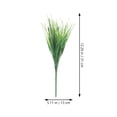 thumbnail image 2 of STRANDCHIC Green Artificial Grass Decorative Plastic Fake Plants for Flower Arranging and Home Decor, Set, 2 of 6