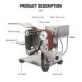 thumbnail image 3 of Belt Grinder DIY Electric Sander Polisher Portable Machine Grinding Belt Sander Machine Edges Sharpener Machine Belt Grinder ,Wide Use, 3 of 5