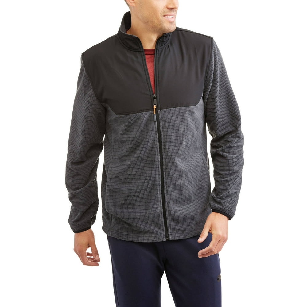 Athletic Works Big Men's Microfleece Full Zip Jacket