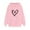 Pink##1, variant on jsaierl Hoodies for Women Plus Size Heart Graphic Hoodies Sweatshirts Casual Pullover Trendy Long Sleeve Top Hoodie