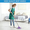 thumbnail image 7 of 360-Degree Rotating Telescopic Replacement Mop Handle - Stainless Steel with Reinforced Plastic Disc, Fits Round Mop Buckets, 47.6" Extended Length, Easy Installation No Tools Needed, 7 of 7
