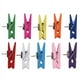 thumbnail image 3 of Pinzas de Empuje con Clips de Madera Pinzas de Empuje Tachuelas Chinchetas, para Corcho Tableros Pared de Fotos Notas para Uso En Oficina Casa Escuela Multicolor 40 Piezas, 3 of 5