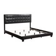 thumbnail image 6 of Newboti Furniture Stylish Black Contemporary Queen Bed 16377, 6 of 7