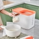 thumbnail image 5 of Contenedor de arroz, de azúcar de cereales de multifuncional, tapa hermética, lata de de de de 25 kg con y Naranja Macarena contenedor de almacenamiento de arroz, 5 of 8
