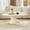 Cream, variant on YWEN Oval Coffee Table, Minimalist Fiberglass Tea Table with Sculptural Base, Scandinavian Modern Low Coffee Table for Living Room, Cozy Apartment & Studio