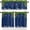 Blue, variant on Christmas Kitchen Curtain Valance and Tiers Set Xmas Baubles Coniferous 3 Pc Window Treatment Pine Tree Twig Gray 3 Pieces Rod Pocket Valance Set for Small Windows Bedroom 54 in x 24 in