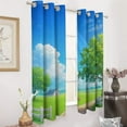 thumbnail image 2 of Blackout Curtains Decor Fairy Tale Cabin Balloon for Bedroom Living Room Grommet Window Drapes 2 Panel Set, 2 of 5
