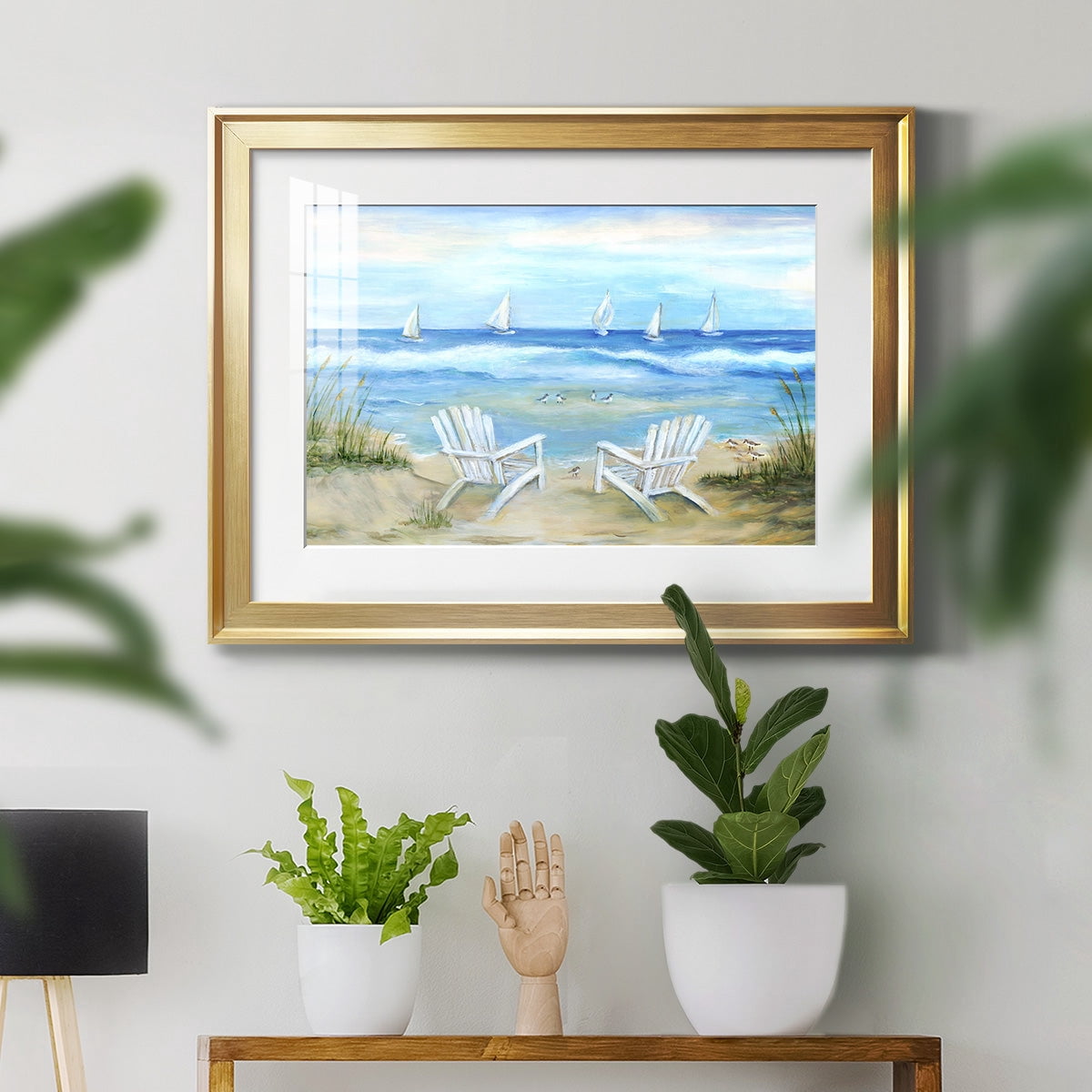 Seaside Escape Premium Framed Print - Ready to Hang