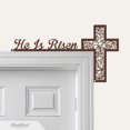 thumbnail image 5 of He Is Risen Easter Door Corner Decor – Christian Holiday Wall Accent (TS-10x18), 5 of 6