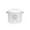 White L, variant on SDNall Fruit and Vegetable Storage, Potato and onion Storage Bin, Fruit Vegetable Buckets Kitchen Potato onions Garlic Storage Buckets Potato Storage Cans Metal Buckets with Lids Water Buckets