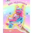 thumbnail image 6 of Unicorn Roller Skates for Girls Kids Toddler,Unicorn Quad Skates Shoes W/Light up &Adjustable for Gifts, 6 of 7