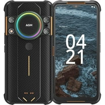 AGM H5 Rugged Smartphone(2023), Rugged Smartphone 109dB Loudest Speaker, Rugged Phone 6.52" HD Screen 6G 128G, Night Vision Camera, IP68 Waterproof Smartphone Outdoor, Dual SIM 4G Android 12 H