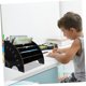 thumbnail image 2 of （black）Wood Office Desk Shelf Organizer - Storage Rack and Cubicle Decor Aesthetic Bookshelf for Women Man and Kids, 2 of 4