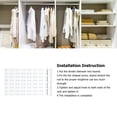 thumbnail image 3 of <p>Expandable Closet Shelf, Expandable Closet Rack Fine Crafted Easy To Install Space Saving  For Kitchen For Scarves For Bookcase For Belts For Wardrobe For Shoes</p>, 3 of 9