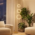 thumbnail image 2 of Costway 3-Circle Dimmable LED Floor Lamp with Foot Pedal Switch and 3 Color Temperatures, 2 of 10