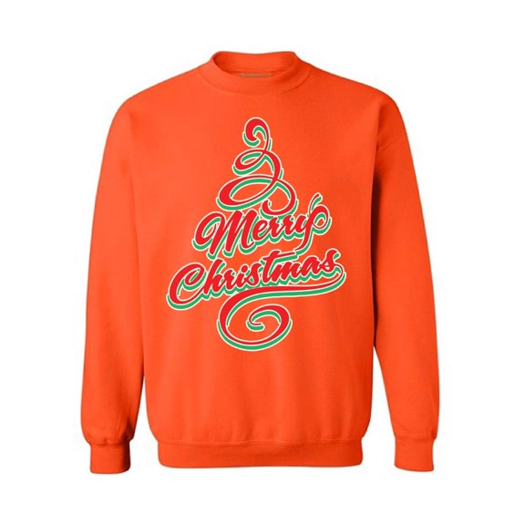 Awkward Styles Merry Christmas Holiday Sweatshirt Christmas Tree Christmas Sweatshirt Funny Christmas Sweater Party Xmas Gifts Christmas Sweatshirt for Men for Women Xmas Tree Holiday Sweater