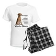 thumbnail image 4 of CafePress - Vizsla Mom Pajamas - Women's Short Sleeve Print T-Shirt and Pants Light Cotton Pajama Set, 4 of 7