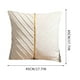 thumbnail image 3 of Funda de almohada plisada de terciopelo liso para sofá, cabecero u oficina | Cojín de apoyo lumbar para cintura y espalda | Funda de almohada decorativa acolchada de 45 x 45 cm, 3 of 7