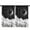 Black Gothic Moon, variant on Blackout Kids Curtains,Black Gothic Skull Star Pattern Childrens Insulated Curtains Set Of 2,Bedroom Essentials,Toddler Room Decor 42x54in(106x137cm)