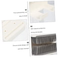 thumbnail image 3 of Hair Catche Reutilizable Bañera Ducha Drenaje Cabello para Pared Colector de Cabello para Ducha Colector de Cabello Accesorios de Ducha Baño, 3 of 5